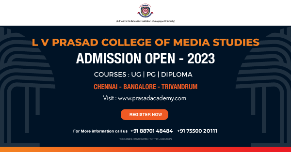 L V Prasad College of Media Studies - Admissions Open for PG Diploma in Sound  Design & Production at L.V. Prasad Film & TV Academy. Register Now @   #AdmissionsOpen #PGDiplomaCourse #sounddesign  #