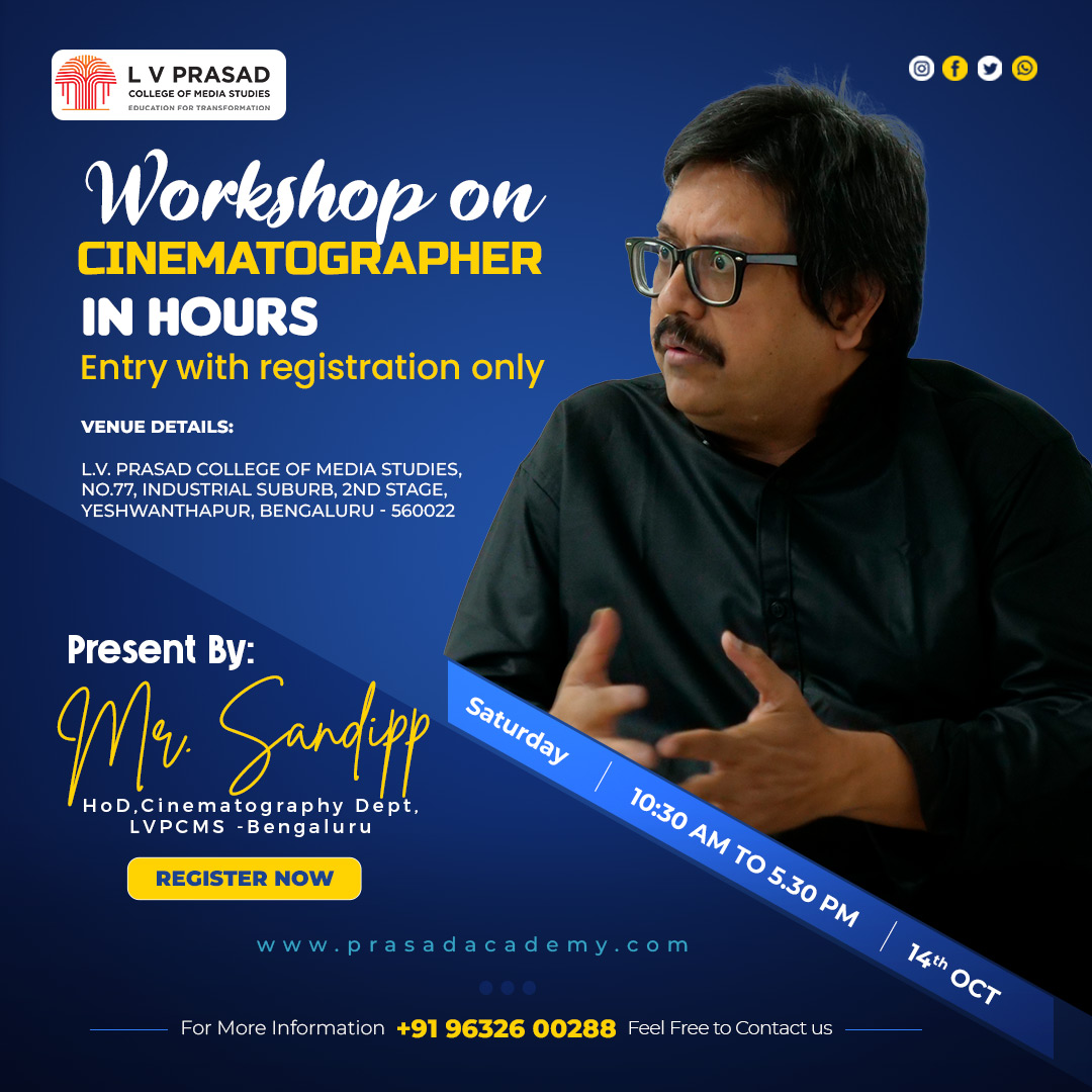L V Prasad College of Media Studies - Join Sound Design and Music  Production Program at L. V. Prasad Film and TV Academy and learn the  advance technology in Sound Design 